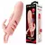 Capa Peniana Sloane Com Vibro e Estimulador Clitoriano Coelho - Mika Secret's