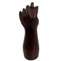 Arte Popular - Figa - Escultura em jacarandá - 13 x 4 x 4 cm - comprar online