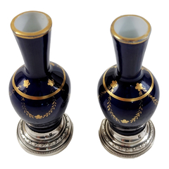 Europa séc XIX/XX | Par de vasos | Porcelana - Arve