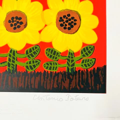 Antonio Poteiro - Serigrafia 103/120 - 72 x 82 cm - Arve