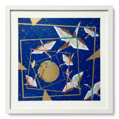 Kazuo Wakabayashi - Serigrafia 8/120 - Assinada - 72 x 72 cm