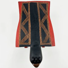 Banco Indígena Pássaro - Mehinaku - 22,6 x 28,3 x 48,5 cm - 4,15 kg - Arve