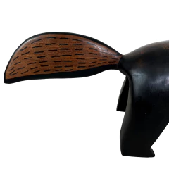 Imagem do Banco Indígena Tamanduá - Mehinaku - 34 x 29 x 105 cm - 10,8 kg