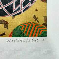 Kazuo Wakabayashi - Mari - Serigrafia 6/120 - Assinada - 74 x 52 cm na internet