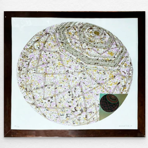 Kazuo Wakabayashi - 2005 - Serigrafia 39/120 - Assinada - 79 x 79 cm - comprar online