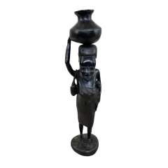 Arte Africana - Escultura em madeira - 47 x 10 x 9 cm - loja online