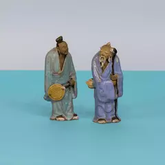 China séc XX | Par de anciãos | Porcelana - comprar online