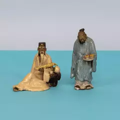 China séc XX | Par de anciãos | Porcelana - comprar online