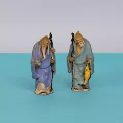 China séc XX | Par de anciãos | Porcelana - comprar online