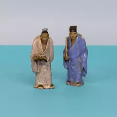 China séc XX | Par de anciãos | Porcelana - comprar online