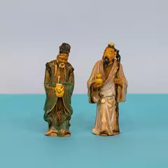 China séc XX | Par de anciãos | Porcelana - comprar online