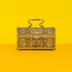 Europa séc XX | Baú com chave | Bronze - loja online