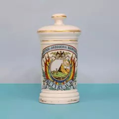 França séc XIX | Pote de farmácia | Porcelana