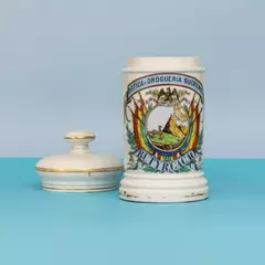 França séc XIX | Pote de farmácia | Porcelana na internet
