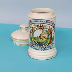 França séc XIX | Pote de farmácia | Porcelana - comprar online