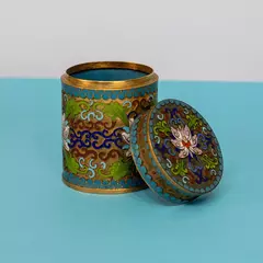 China séc XX | Porta-chá | Cloisonné - comprar online