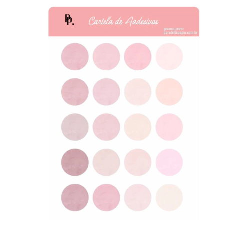 Cartela de Adesivos 08