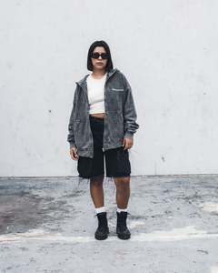 ZIP HOODIE WASHED - comprar online
