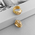 brinco argola ponto de luz - ouro - comprar online