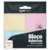 Bloco de Notas Adesivas Colorido Tom Pastel 38mmX50mm - Oppbag com 4 Blocoscom 100 folhas cada- Jocar Office