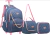 Kit Mochila de Rodinha Jeans + Lancheira + Estojo Box - Yepp - Papelaria Artipel