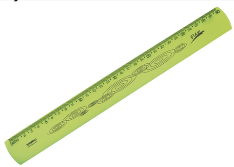 Régua Flexível Neon 30cm
