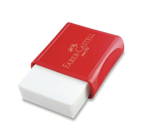Borracha branca Faber Castell com capinha - gigante
