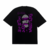 Camiseta Oversized Preta Scar Estampa Orelha Estourada FAT EAR