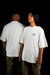 Camiseta Oversized Minimalista OFF-WHITE com Logo no Peito FAT EAR na internet