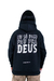Moletom Canguru Preto DEUS Streetwear 3 Cabos FAT EAR - loja online