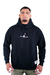 Imagem do Moletom Canguru Preto DEUS Streetwear 3 Cabos FAT EAR