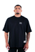 Camiseta Oversized Preta Scar Estampa Orelha Estourada FAT EAR - loja online