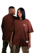 Camiseta Oversized Minimalista Marrom com Logo no Peito FAT EAR na internet