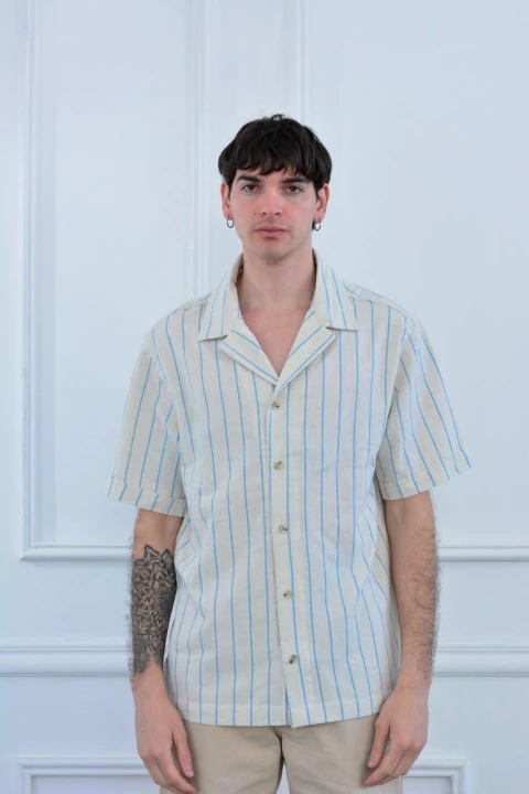 Camisa Lino SKY