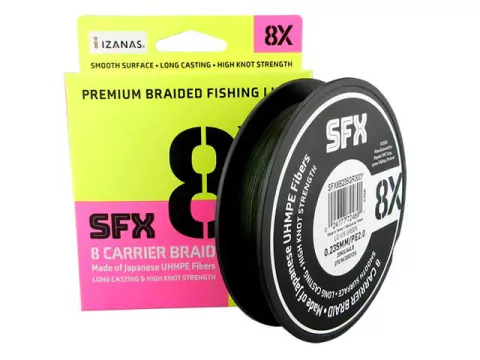 Linha Multifilamento Rapala Sufix SFX 8X Verde - 270m