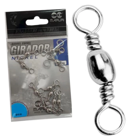 GIRADOR MARURI NIQUEL C/10PCS (SELECIONE TAMANHO)
