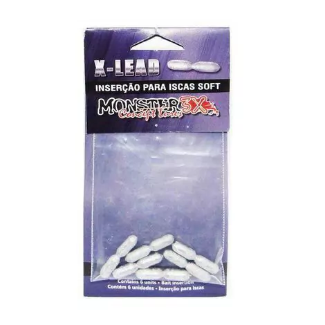 INSERÇÃO DE LIGA METALICA X-LEAD 2,5G 6UN
