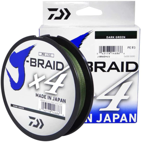 J-Braid X4U 135m / 0,21mm - 20 lbs
