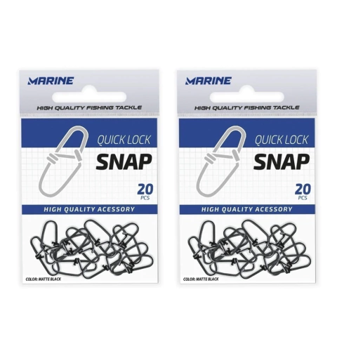 Snap Quick Lock - Marine c/ 20und Nº1 - 33lb - 1.3cm