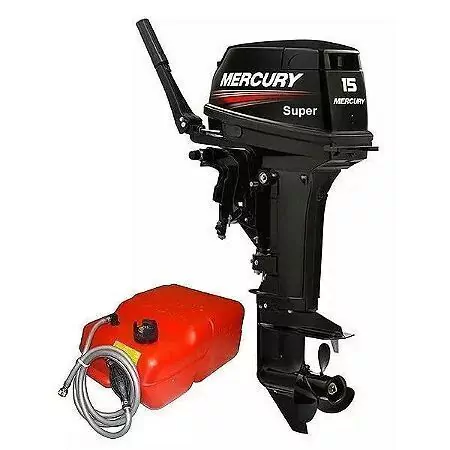 MOTOR DE POPA MERCURY 15 SUPER HP 2T (Potencial para até 18 Hp)