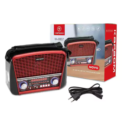 Rádio Retrô l Am/Fm l USB l TF Card l Aux l Bluetooth KA-8807