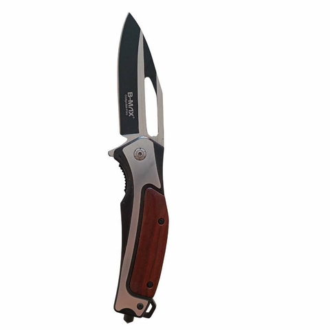 Canivete Tático BM-F083 Aço Inoxidável com Clip de Bolso