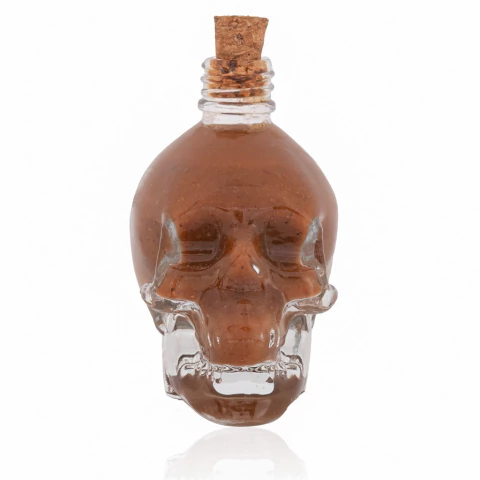 Kriptonita de Baiano na Caveira - Molho artesanal Carolina Reaper na Cachaça