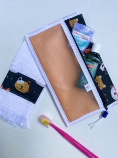 Porta Escova de Dentes Crochet Cats - comprar online