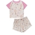 Pijama Blusa e Shorts Feminino Unicórnio Aquarela - comprar online