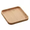 Bandeja de Bambu Square 17cm x 17cm x 1,5cm