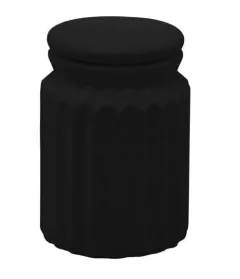 Conjunto para Banheiro Stripes 2 Peças de Cerâmica Design - Preto na internet