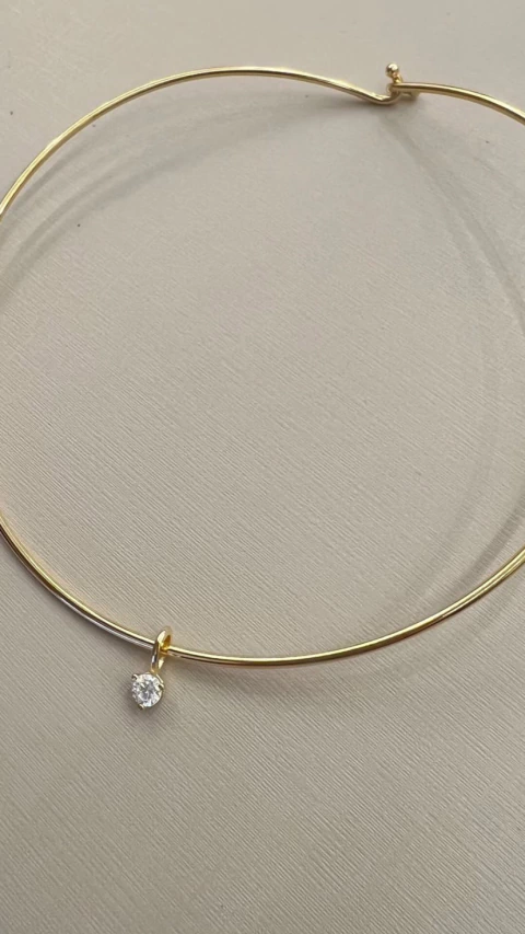 Choker Lisa Pingente Ponto de Luz - comprar online