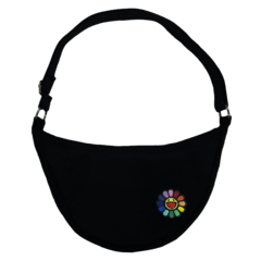 Murakami Flower Black Dumpling bag - comprar online