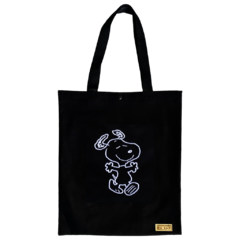 Snoopy Black Tote Bag - SHOWROOM AQUELARRE